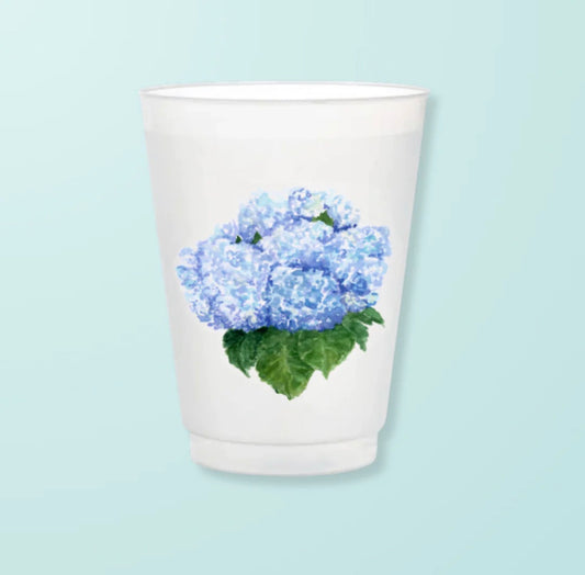 Hydrangea Frosted Cups