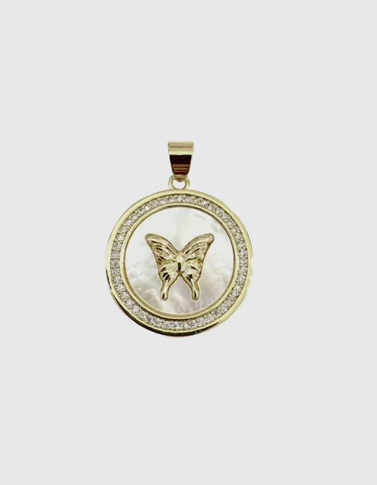 Butterfly Coin Charm