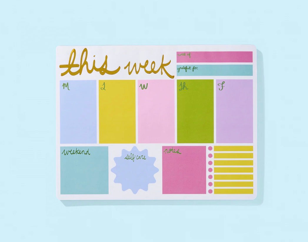 TED x Joy Creative Mallory Weekly Planner