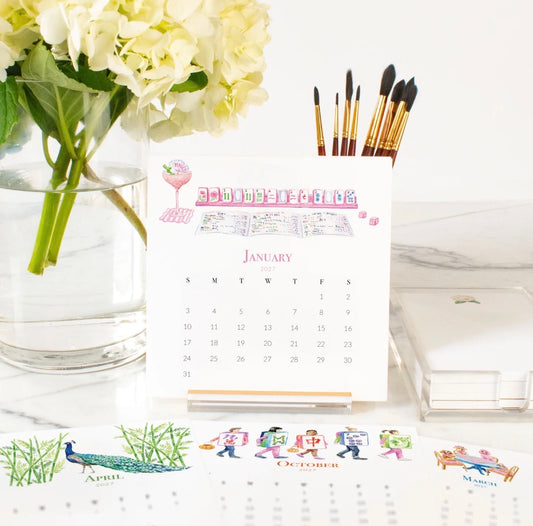 2027 Calendar | MAHJONG EDITION