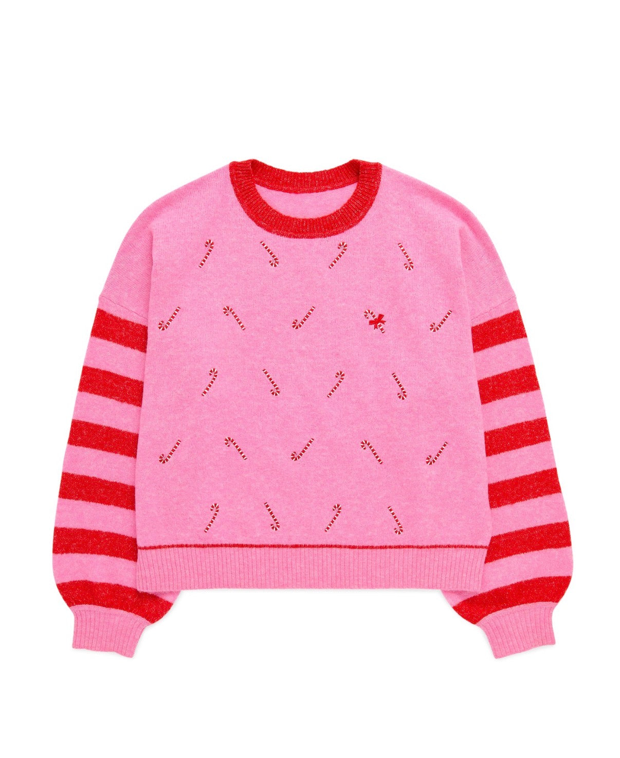 Candy Cane Relaxed Sweater