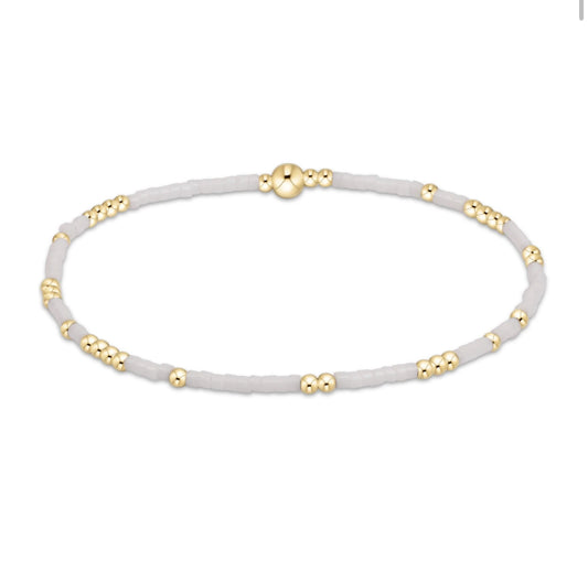 Hope Unwritten Bracelet - white