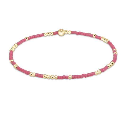 Hope Unwritten Bracelet - bright pink