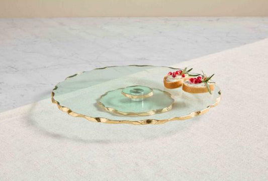 Gold Edge Lazy Susan