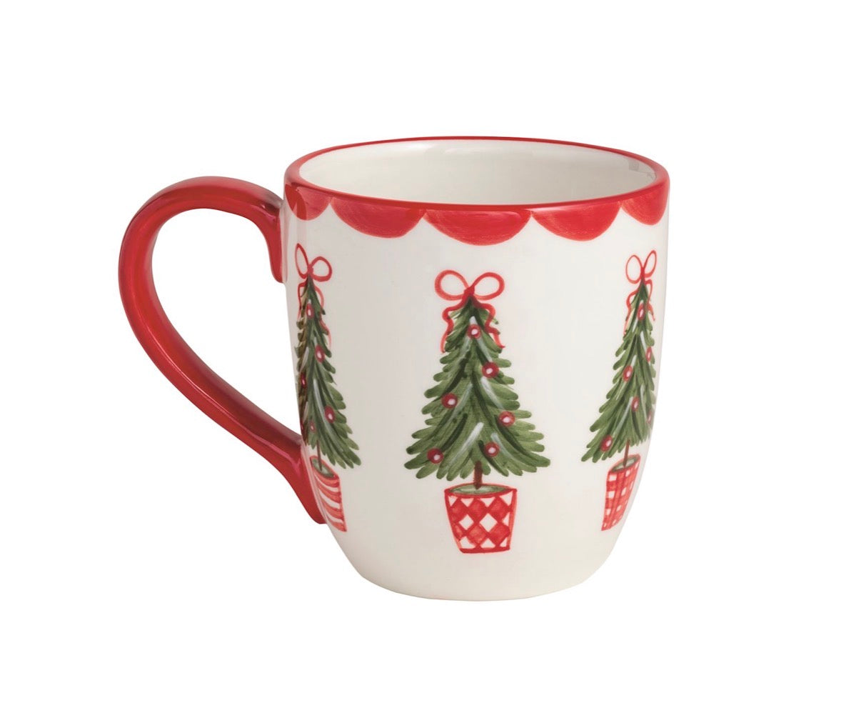 Hand Painted Christmas Mug