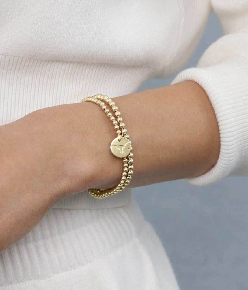 eCollegiate Classic Gold 3mm Bracelet