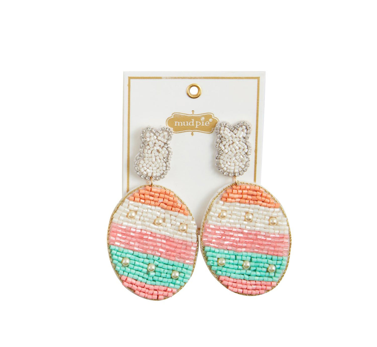 Beaded Easter Earrings