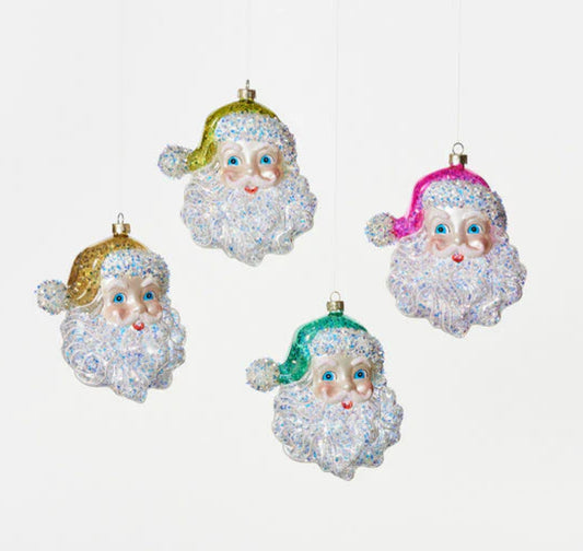 Cheerful Santa Ornament