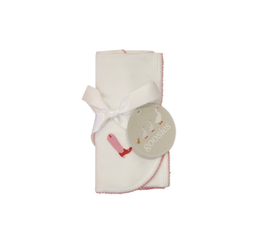 Pip Blanket- Pink Boots