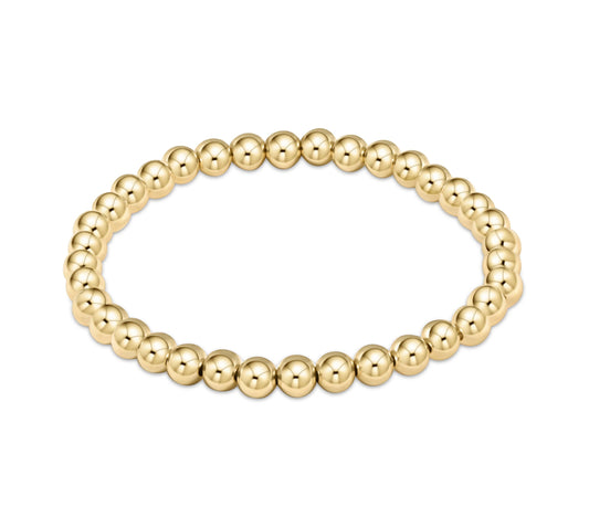 EXTENDS - CLASSIC GOLD 5MM BEAD BRACELET