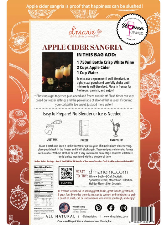 Apple Cider Sangria Cocktail Slush