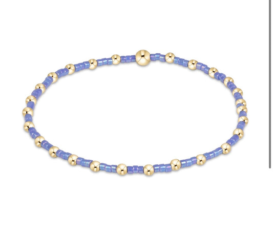 hope sincerity bracelet - bright blue