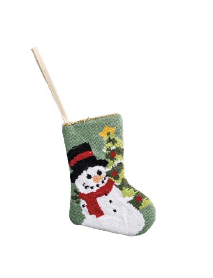 Mini Holiday Needlepoint Stockings