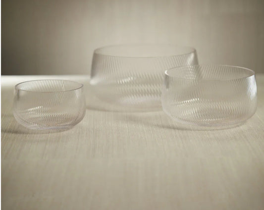 The Connaught Rippled Glass Bowls
