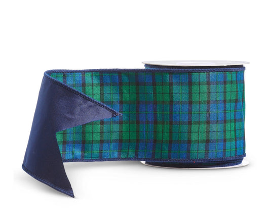 Black Watch Plaid Ribbon