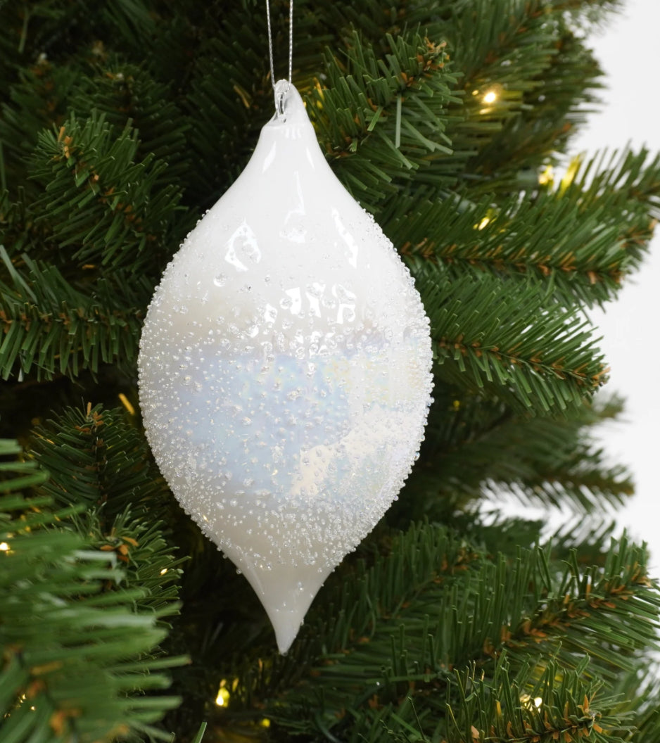 Winter Rainbow Ornament- Drop