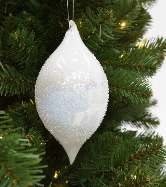 Winter Rainbow Ornament- Drop