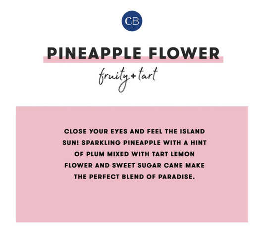 Pineapple Flower Modern Marble Signature Candle