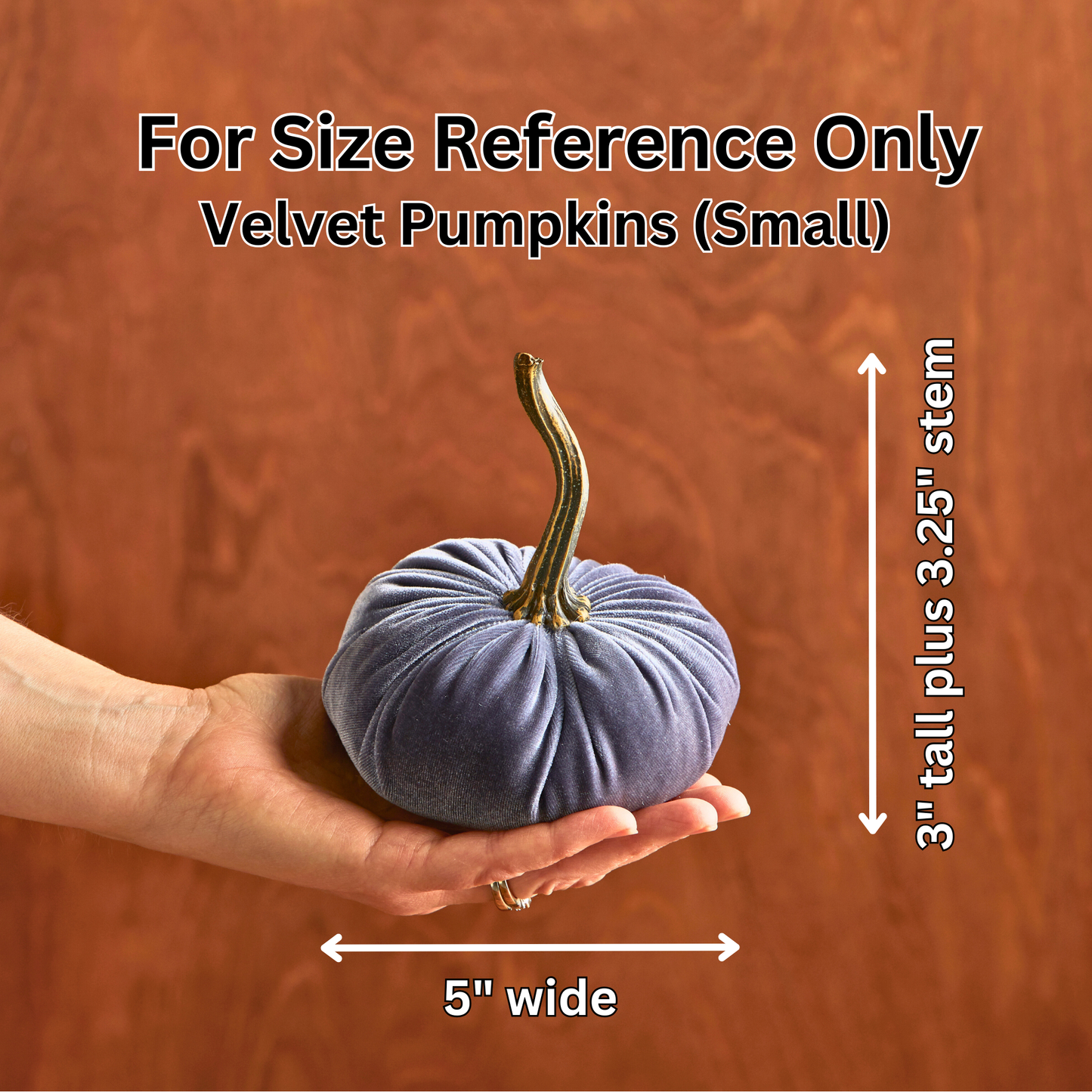 Pumpkin Small Velvet, Valentine's mantel, Autumn table, Gift: Olive