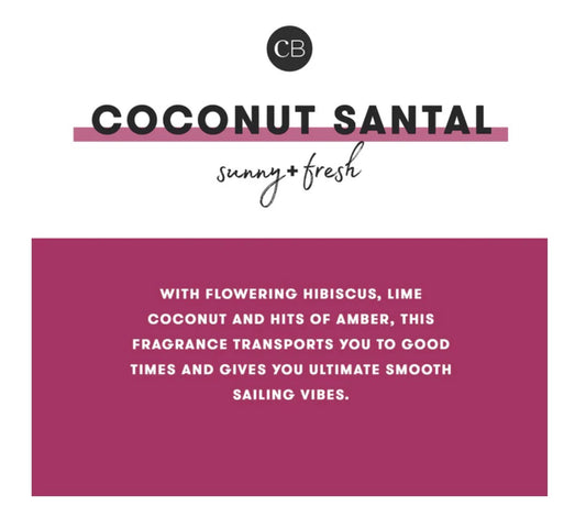 Coconut Santal Modern Marble Signature Candle