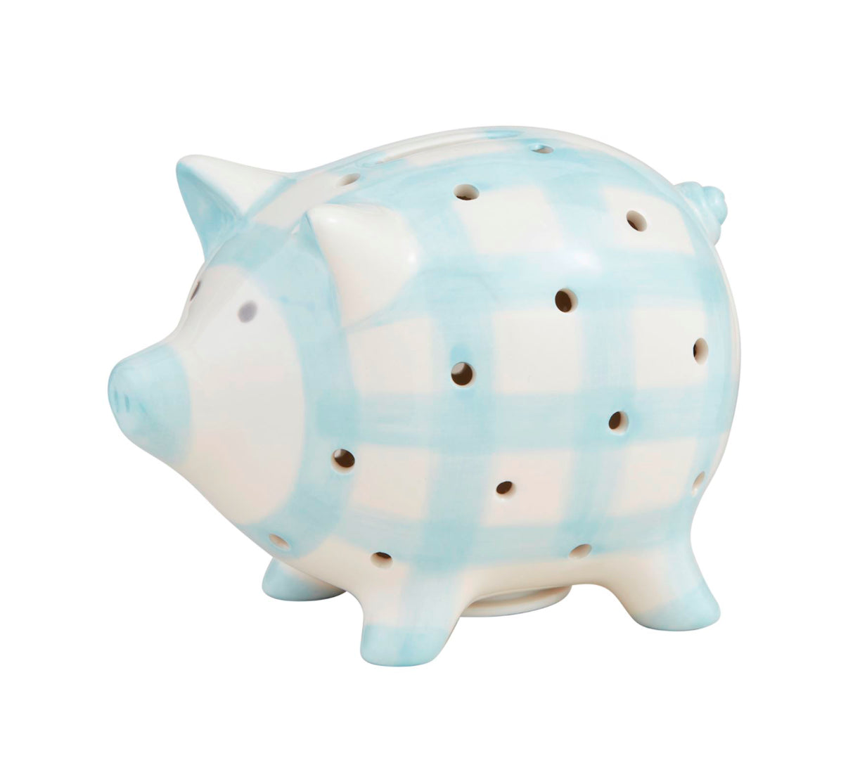 Blue Light Up Piggy Bank