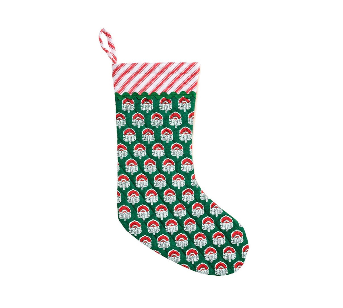 Block Print Stocking