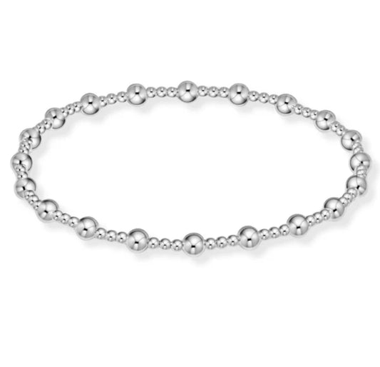 Sincerity Pattern Sterling 4mm Bracelet