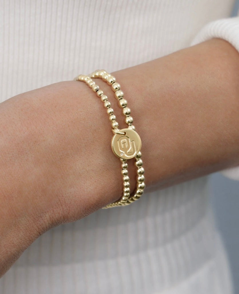eCollegiate Classic Gold 3mm Bracelet