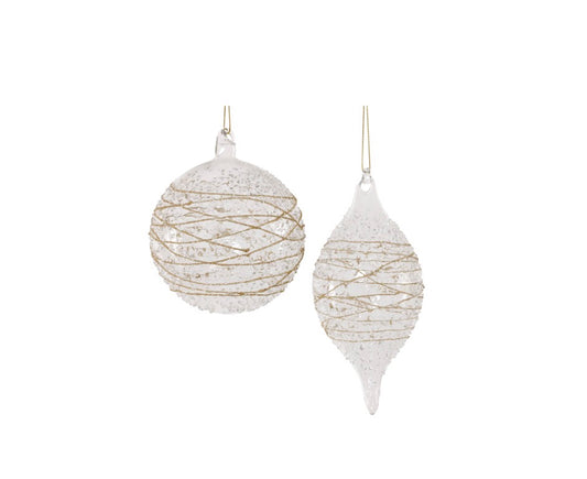 Glitter Wrapped Ornament