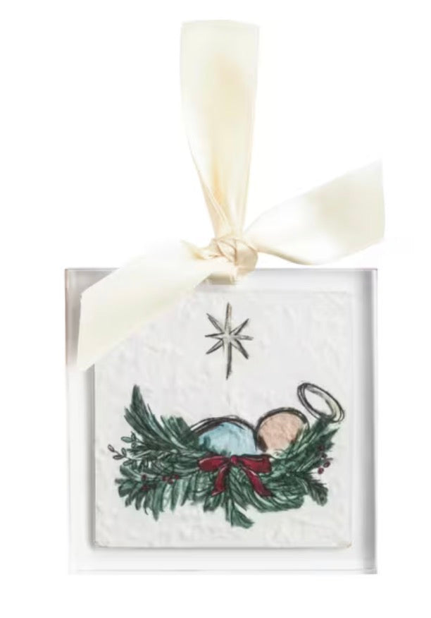 Square Acrylic Ornament