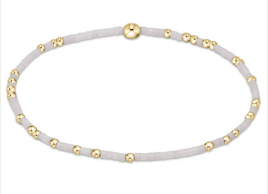 Gameday Hope Unwritten Bracelet - White