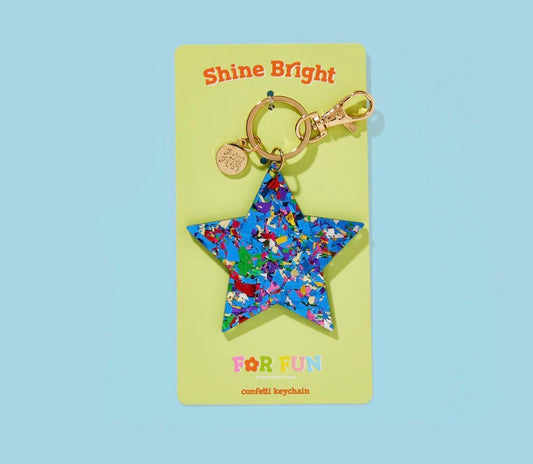 Blue Star Keychain