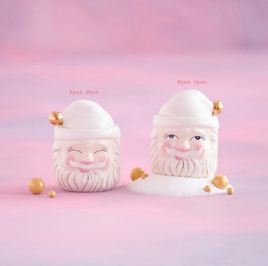 Papa Noel Cream Candy Jar