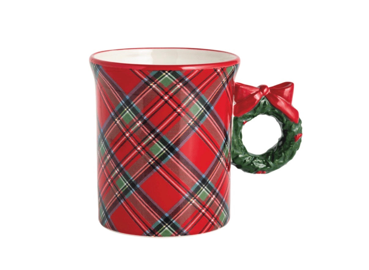 Santa Figural Handle Mug