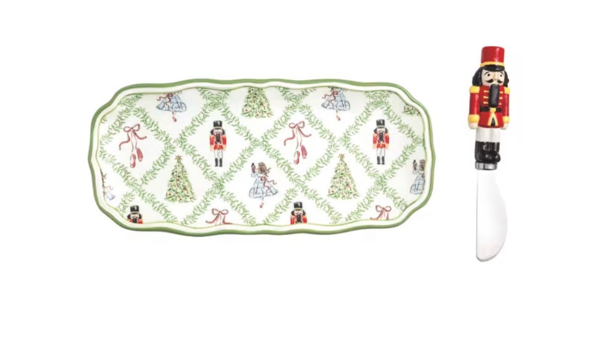 LATTICE NUTCRACKER EVERYTHING DISH SET