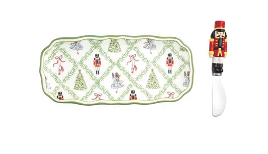LATTICE NUTCRACKER EVERYTHING DISH SET