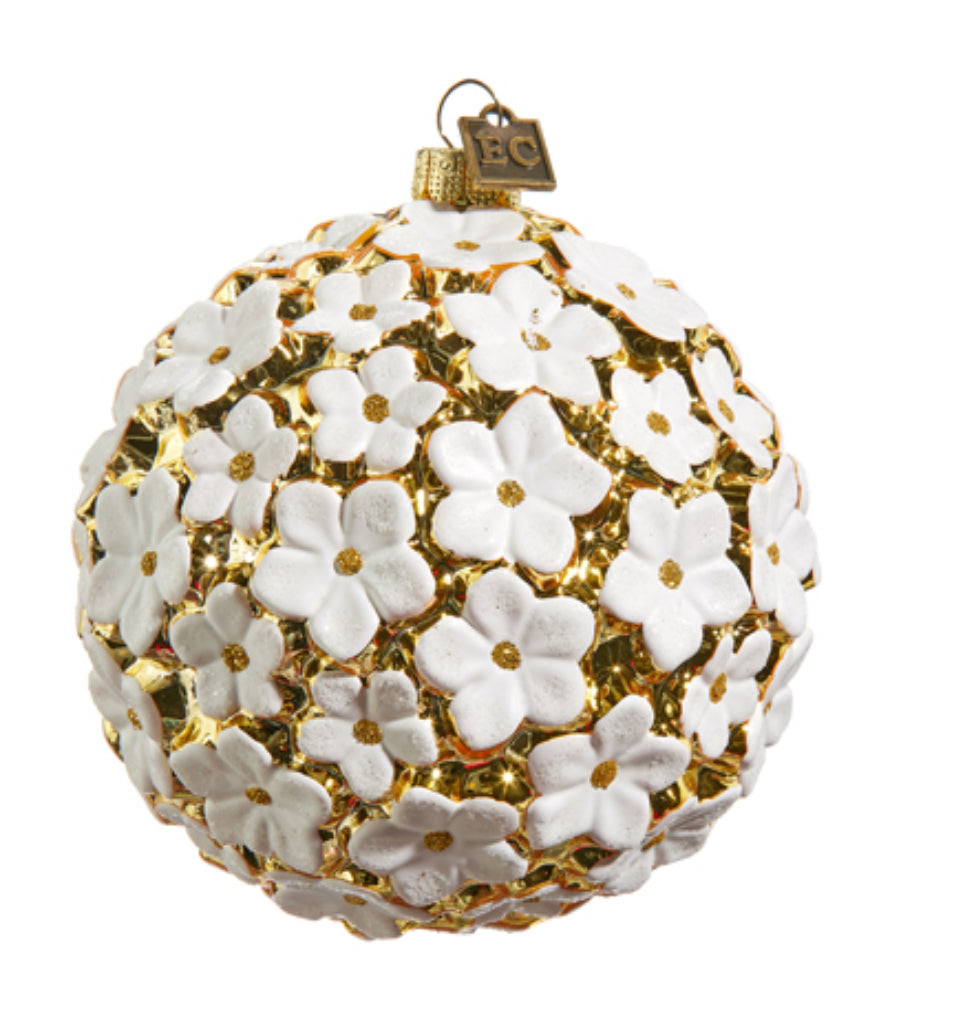 4" Blossom Ball Ornament