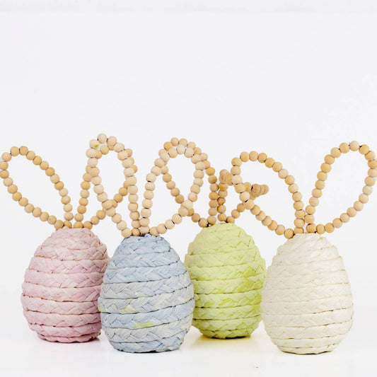 Claire Bunny Ears Egg   Light Blue   2.75x6.25