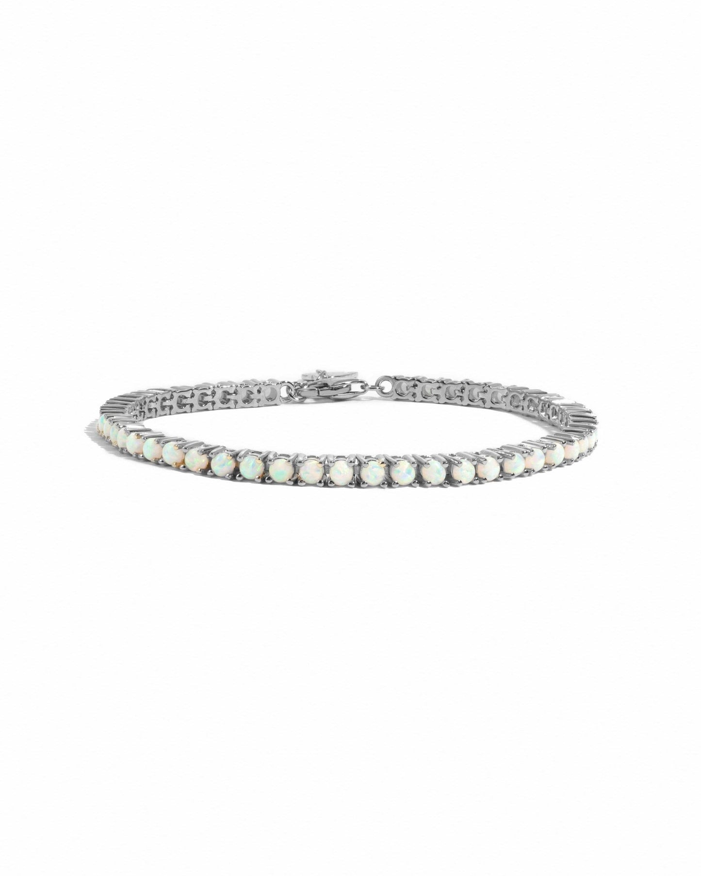Opal Tennis Bracelet: 6.25" / Gold