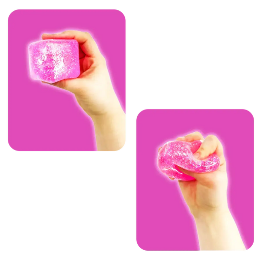 Fun Doh Squish & Squeeze Sparkle Cube