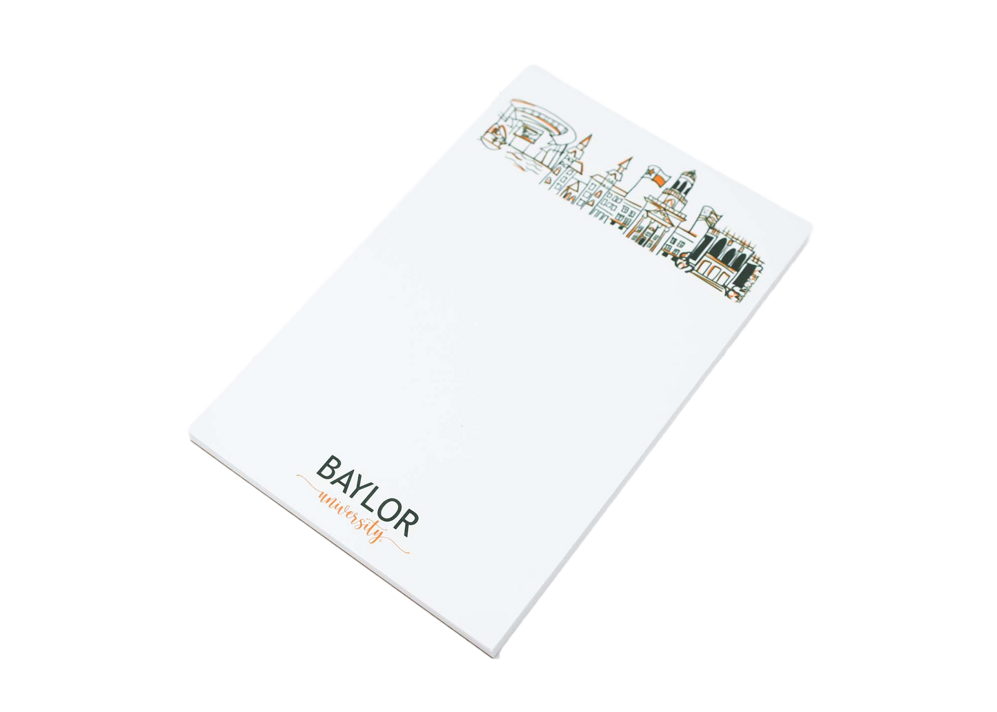 Campus Skyline Notepad - Baylor University/Waco