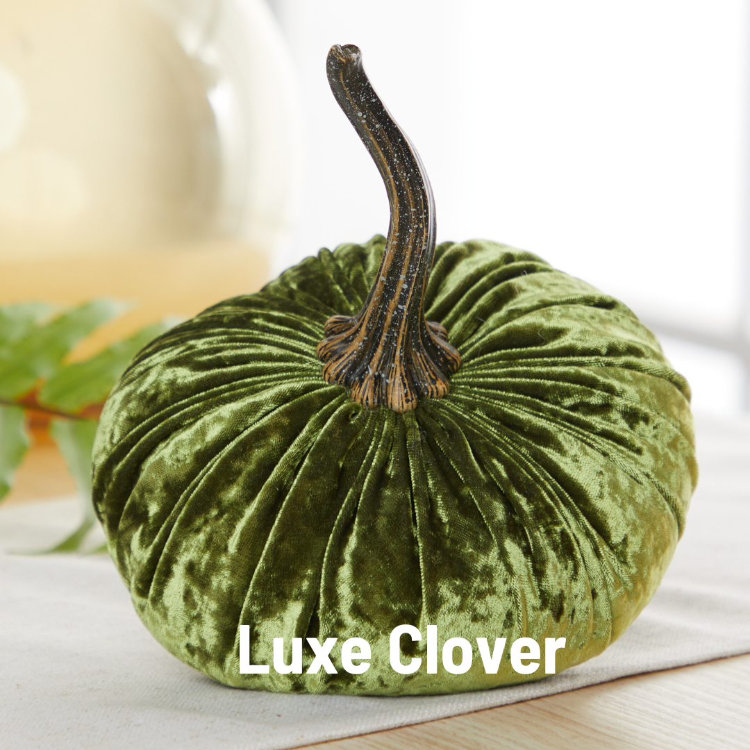 Pumpkin Large Velvet, Fall Mantel Decor, Halloween Table: Harvest
