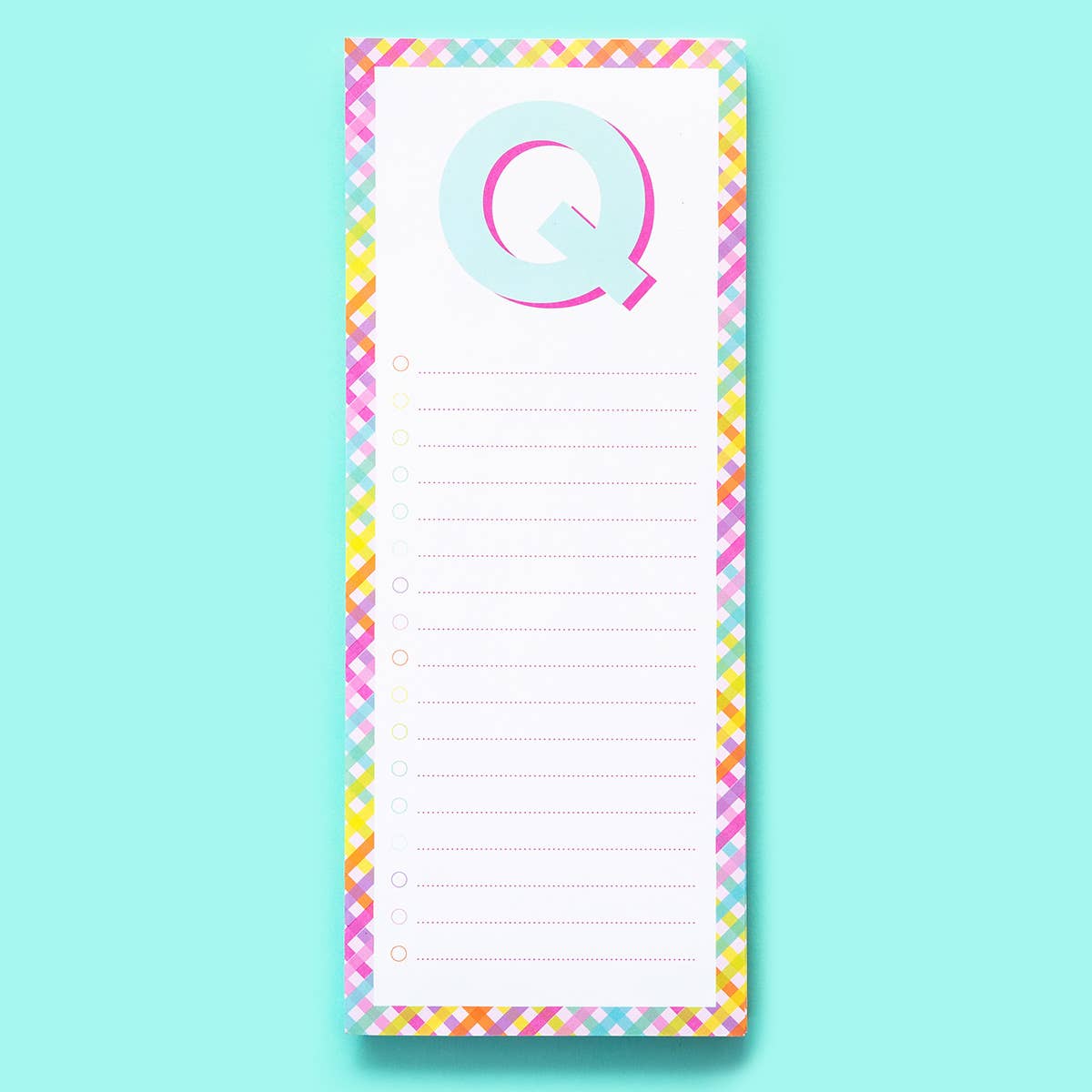 Letter List Pads A-Z: A