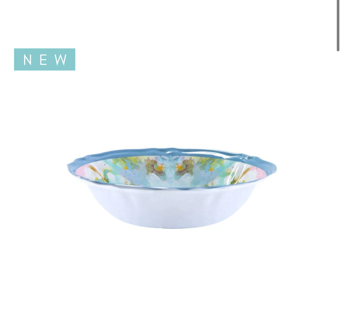 Nantucket Laura Park Melamine Salad Bowl