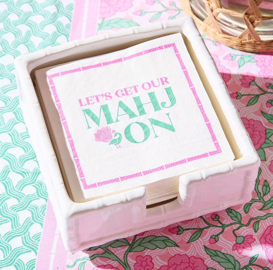 Lets Mahj On Cocktail Napkins