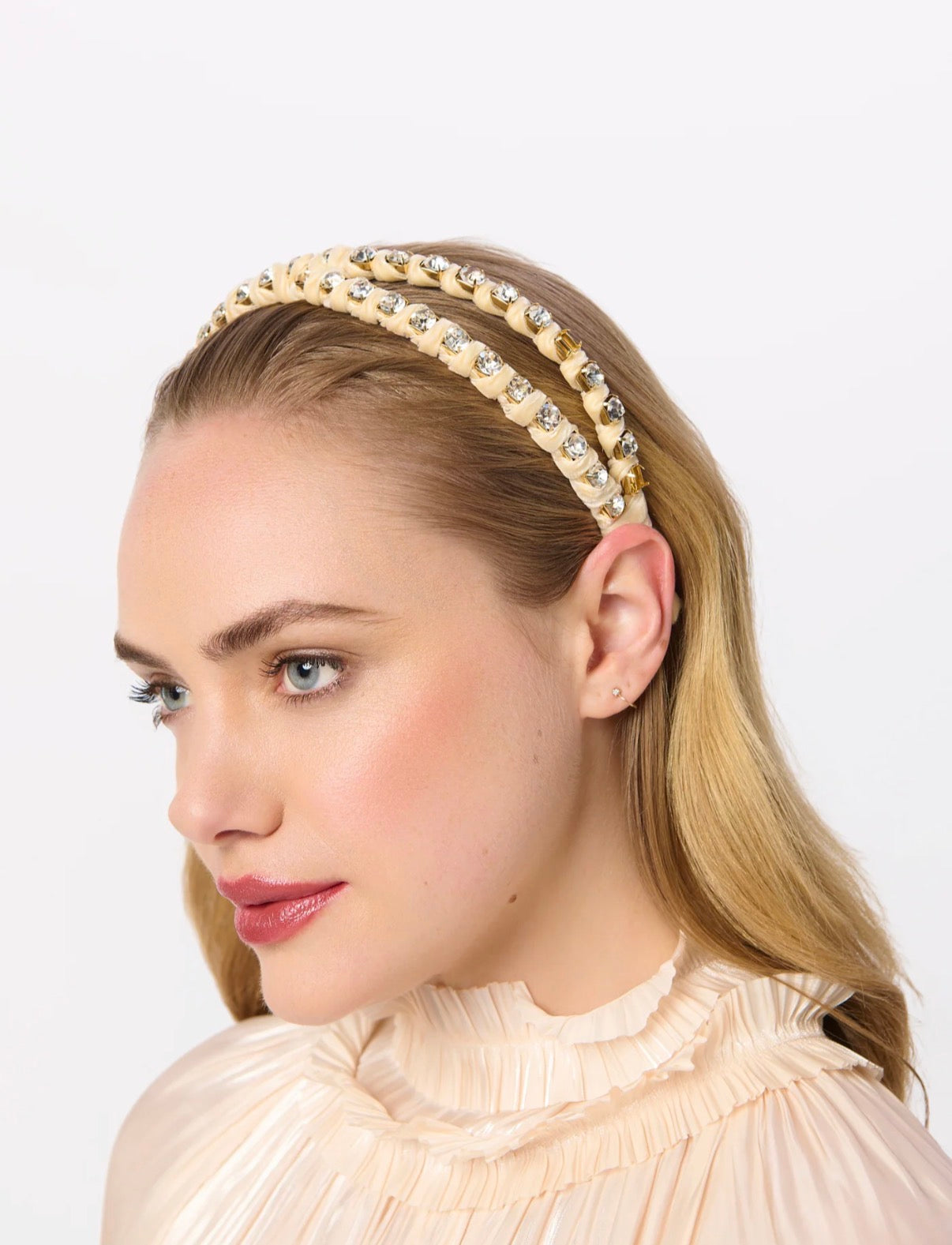 Rhinestone Double Headband