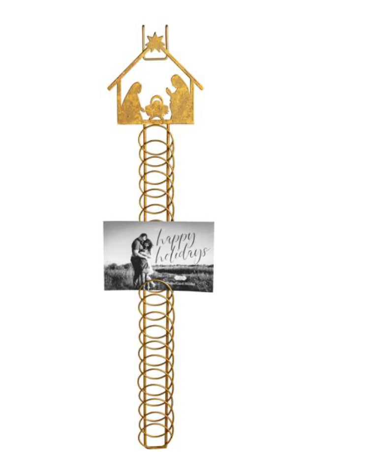 Nativity Christmas Card Holder