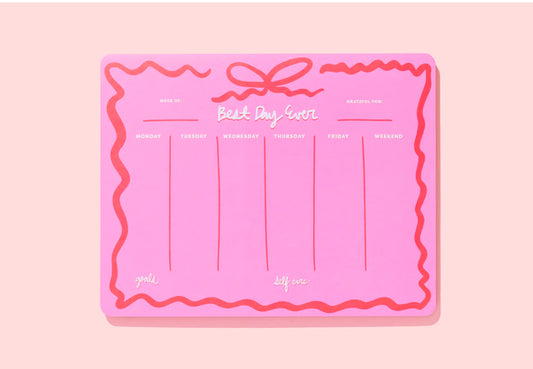 Bow Weekly Planner Notepad