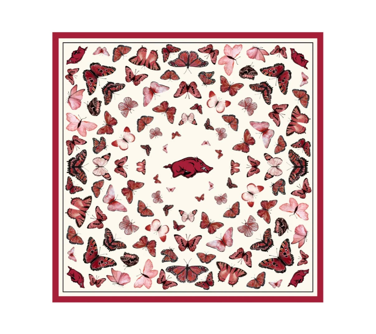 ARKANSAS SQUARE SILK SCARF