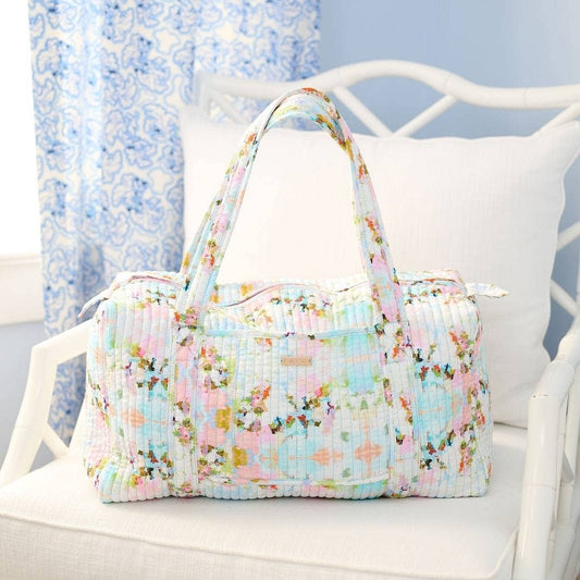 Brooks Avenue Quilted Signature Duffle Bag: One Size